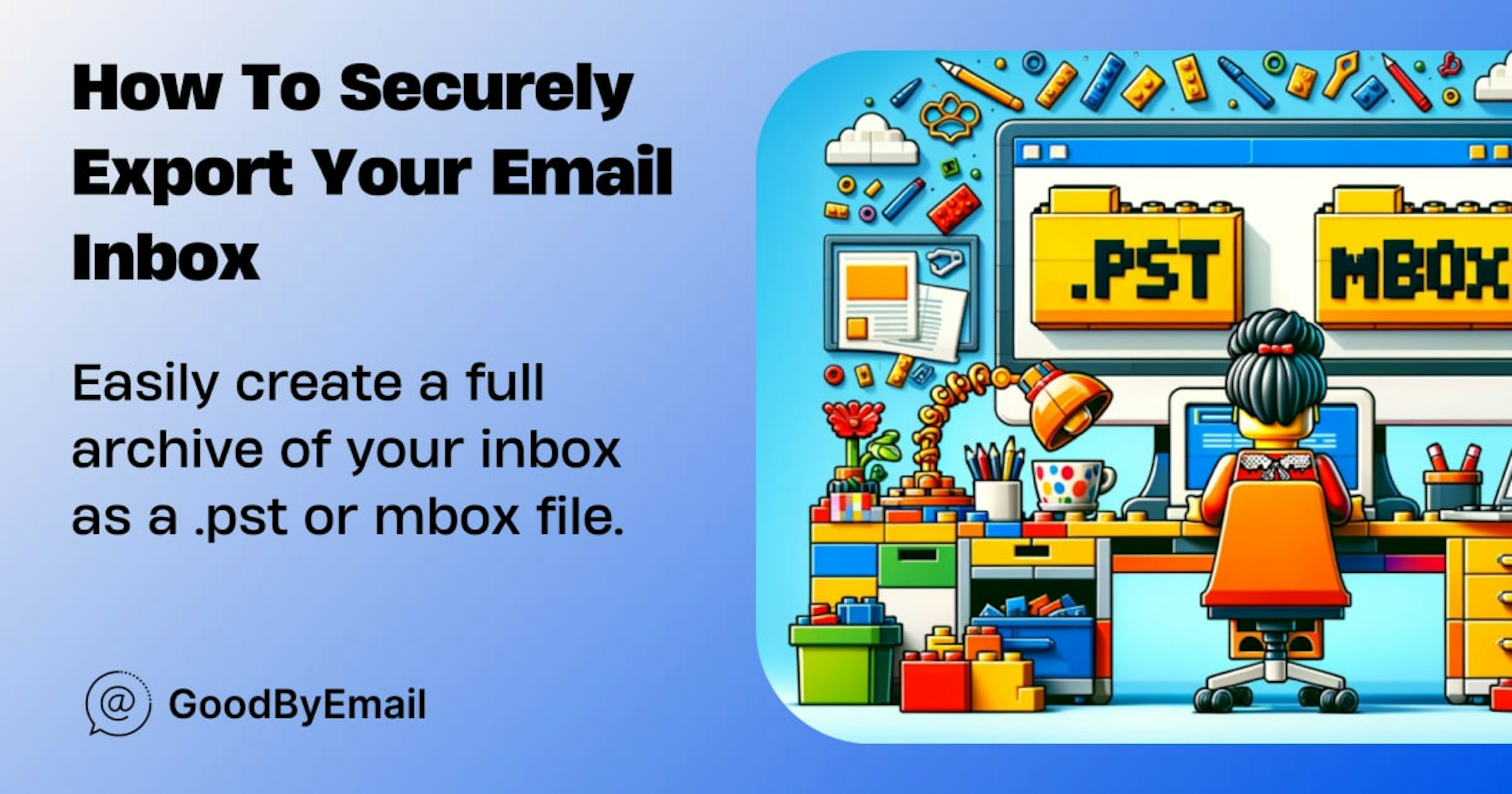 How to export any email inbox into mbox securely maintaining full privacy and not giving data away to third-parties