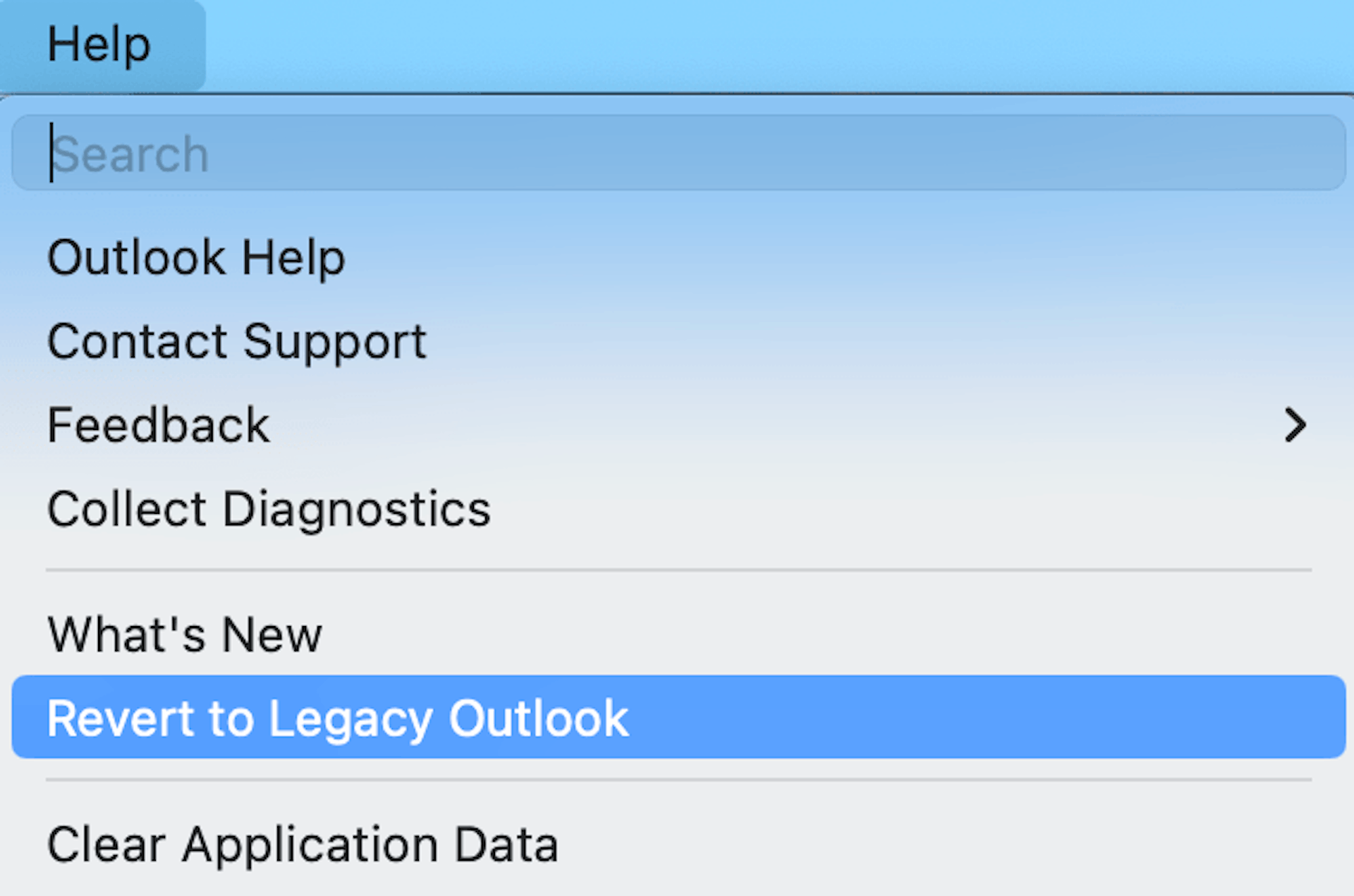 Legacy Outlook drag and drop feature